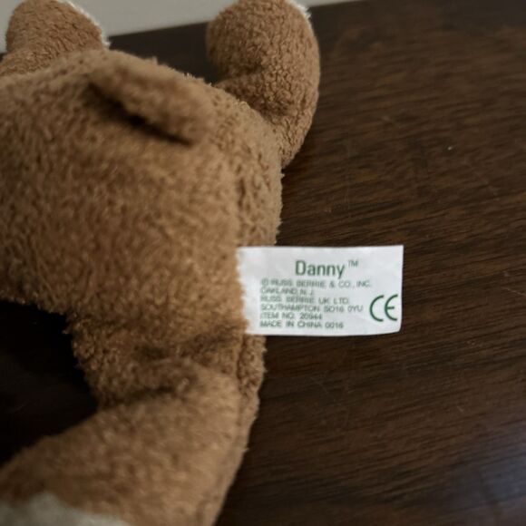 Russ Luv Pets Danny Bulldog Dog Shamrock St. Patrick's Day Mini Plush w/ Tag - Picture 9 of 10